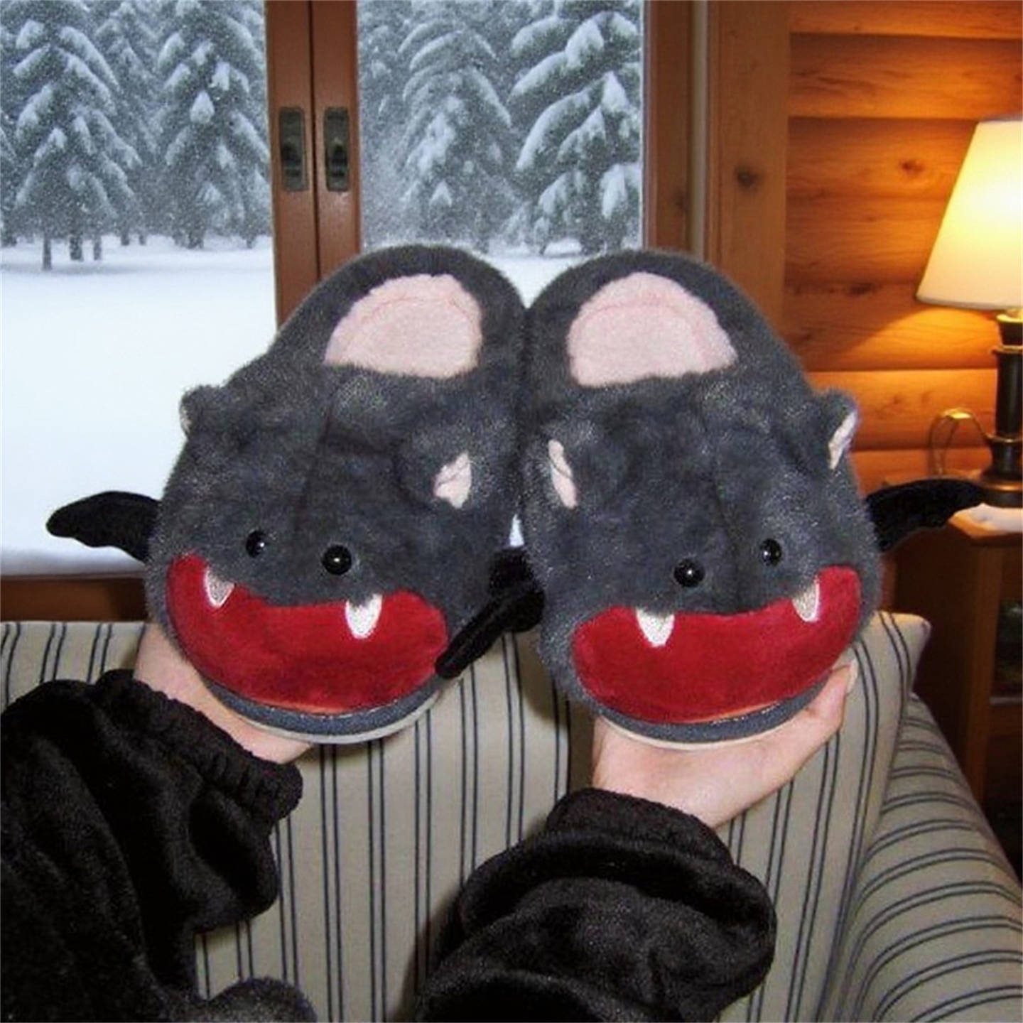 Sewing House - Kapcie damskie na Halloween w kształcie
