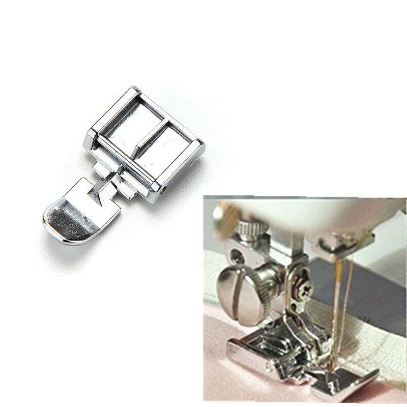 Zipper Foot Presser - Gorący bubel 1PC pojedyncze boki metalowy