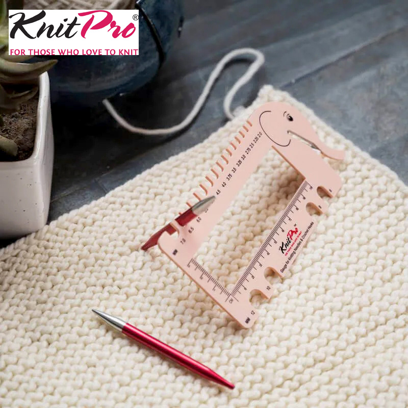 Miernik grubości włóczki Knitp – Sewing In Textile recenzja i cena