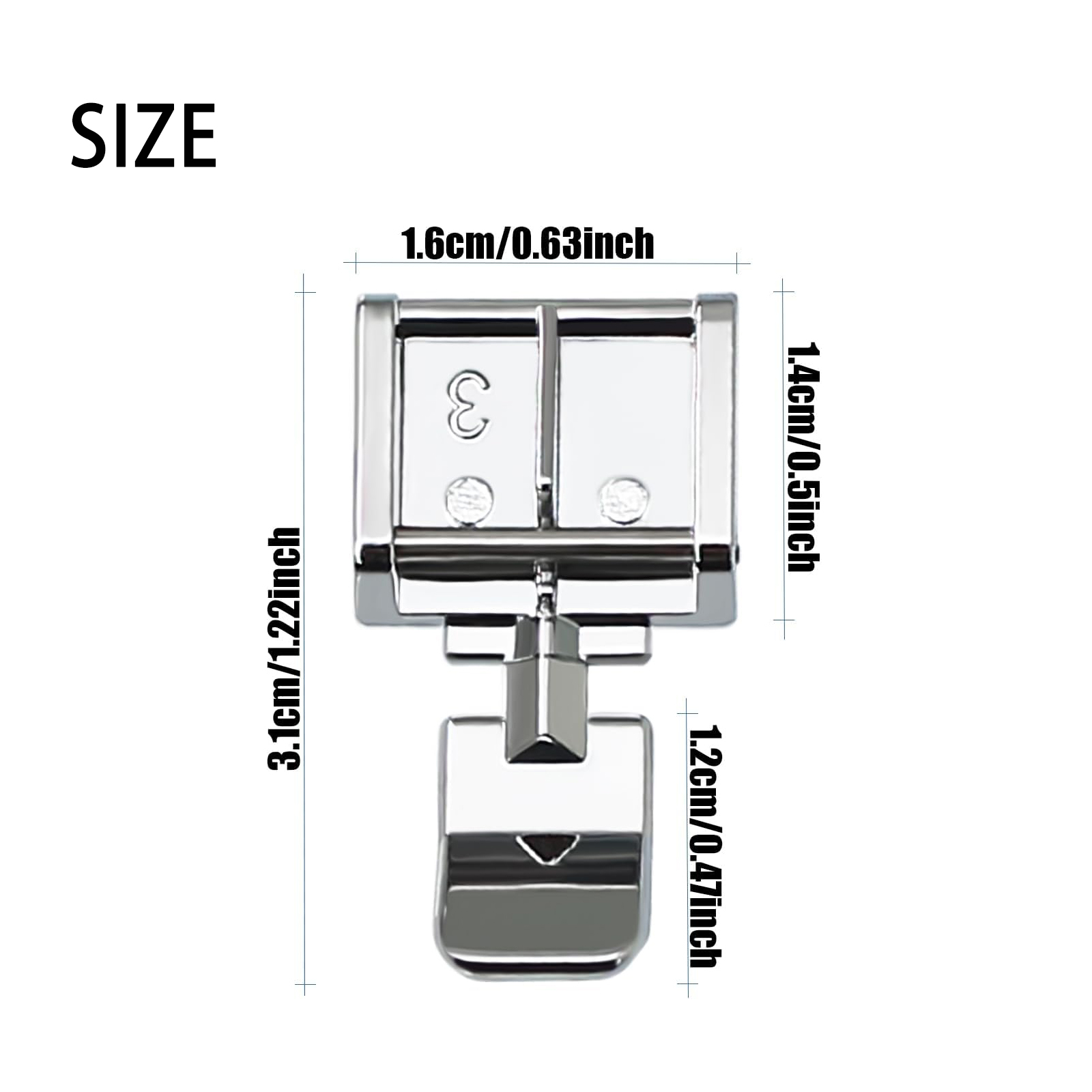 2 szt. # Stopka do zamków błys – Zipper Foot Presser recenzja i cena