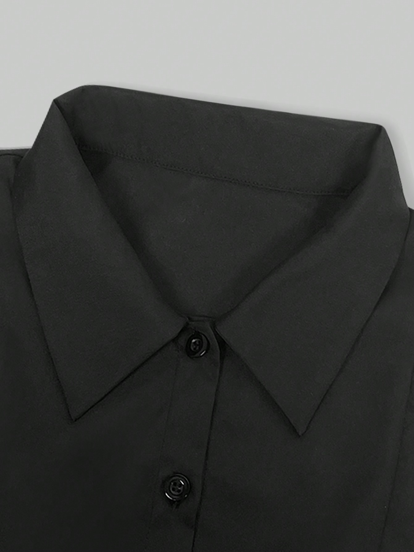 Damska czarna bluzka z poduszk – Shoulder Pad Set In recenzja i cena
