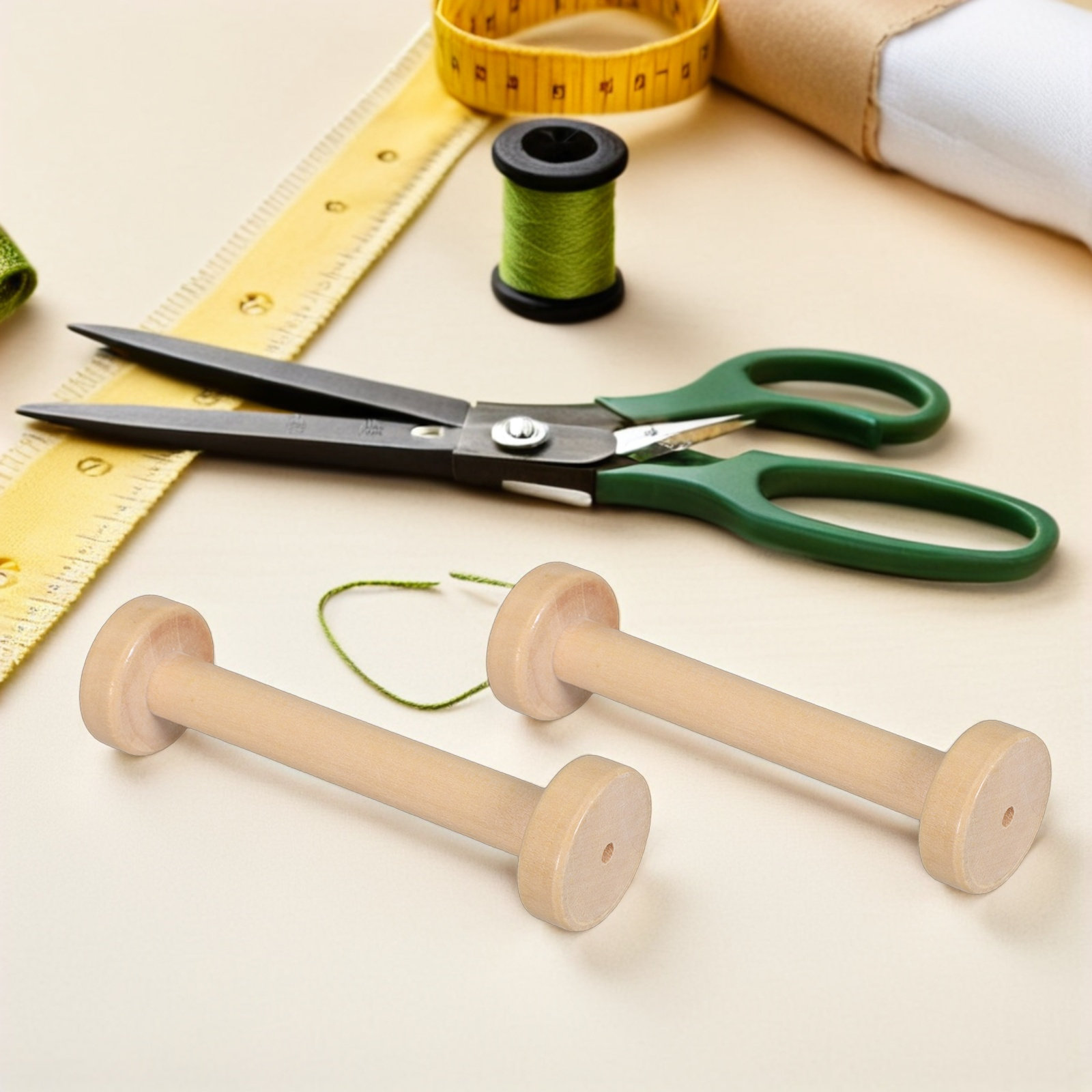 5 szt. Drewniane szpule natura – Sewing In Textile recenzja i cena