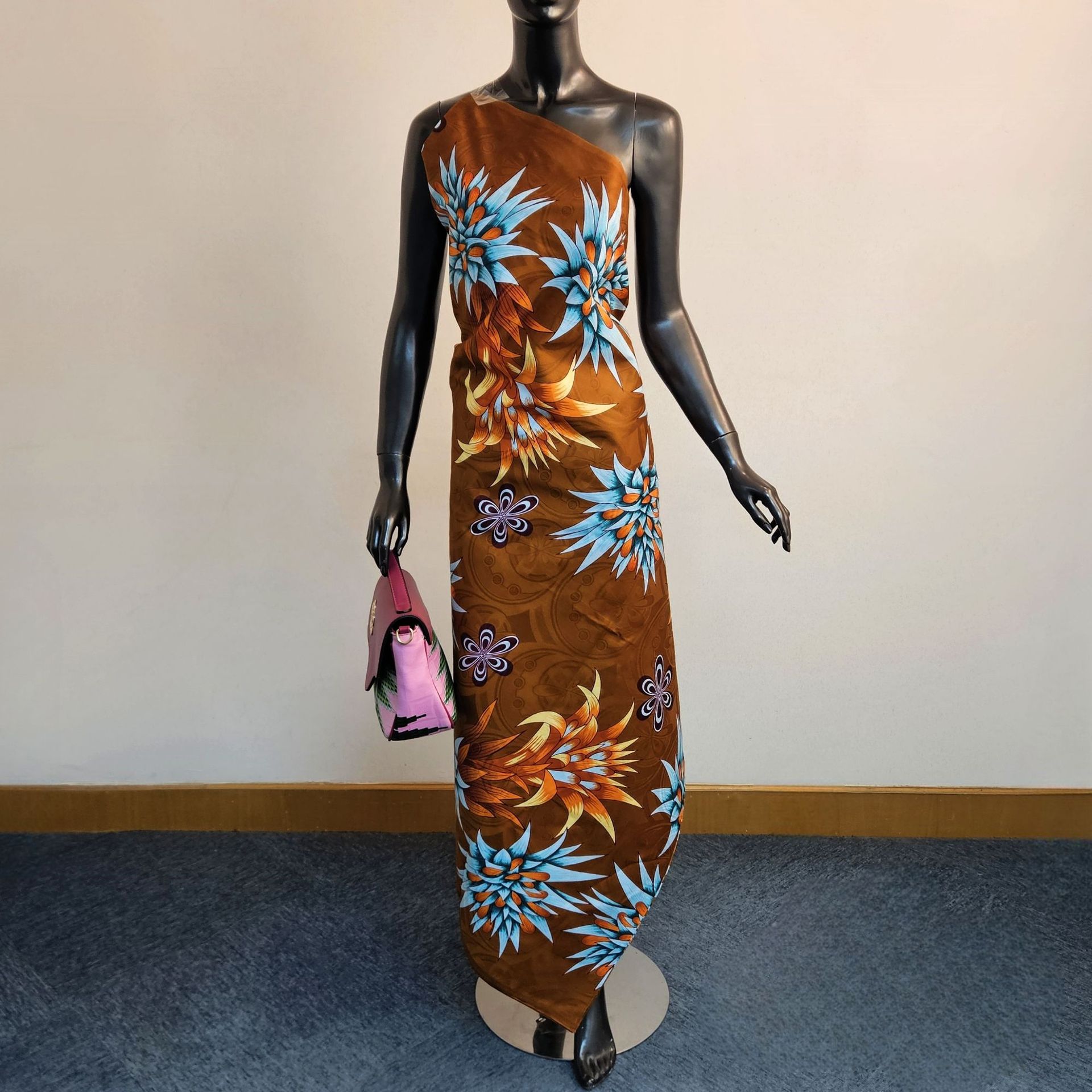 Brązowa bawełna afrykańska wos – Sewing Batik Fabric recenzja i cena