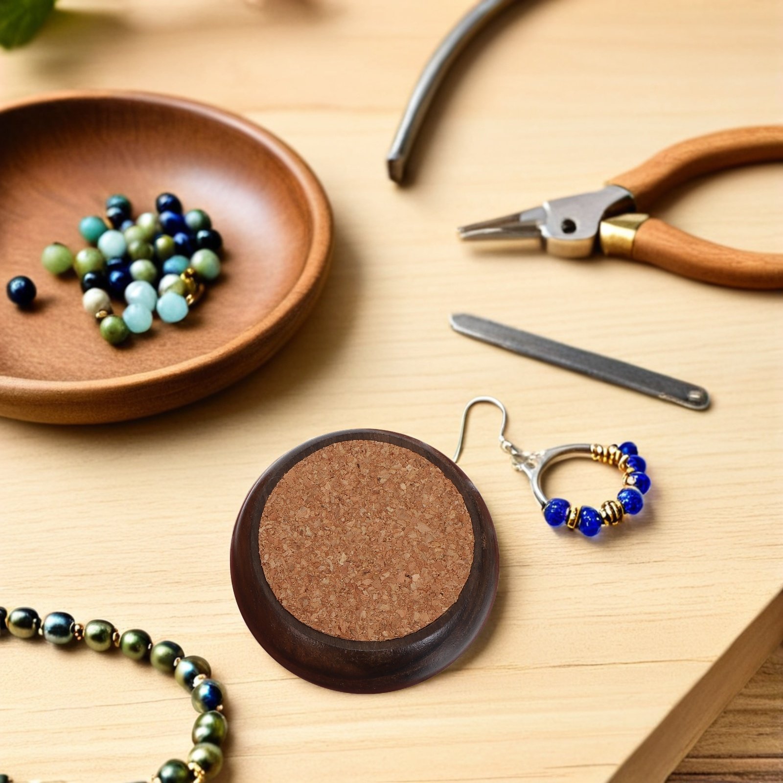Drewniany uchwyt na szpilki, p – Sewing Pin Cushion recenzja i cena