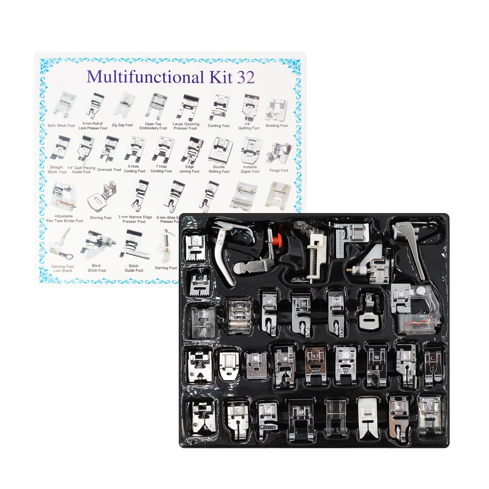 Zestaw 32 w 1 wielofunkcyjnych – Zipper Foot Presser recenzja i cena